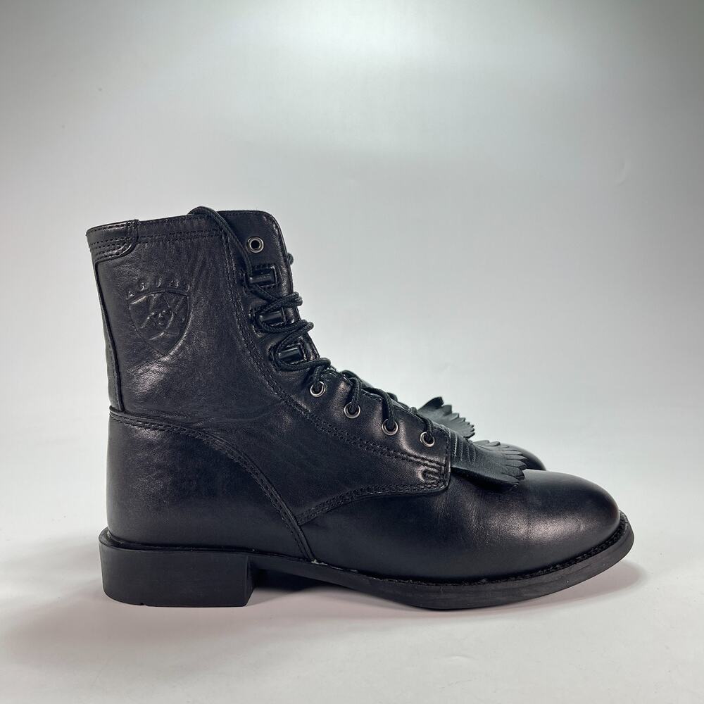 Ariat Heritage Lacer II Black Western Riding Boots 33501 Women's Size 7.5B